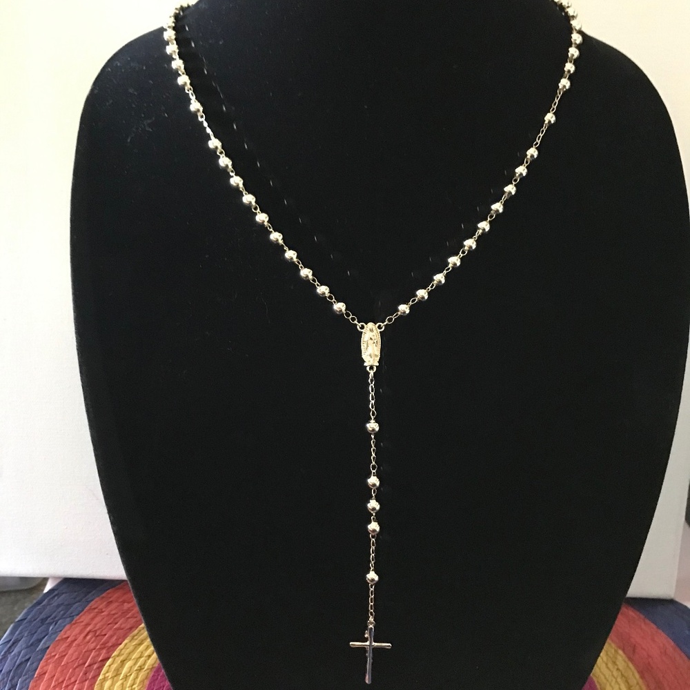 Rosario oro laminado 14K